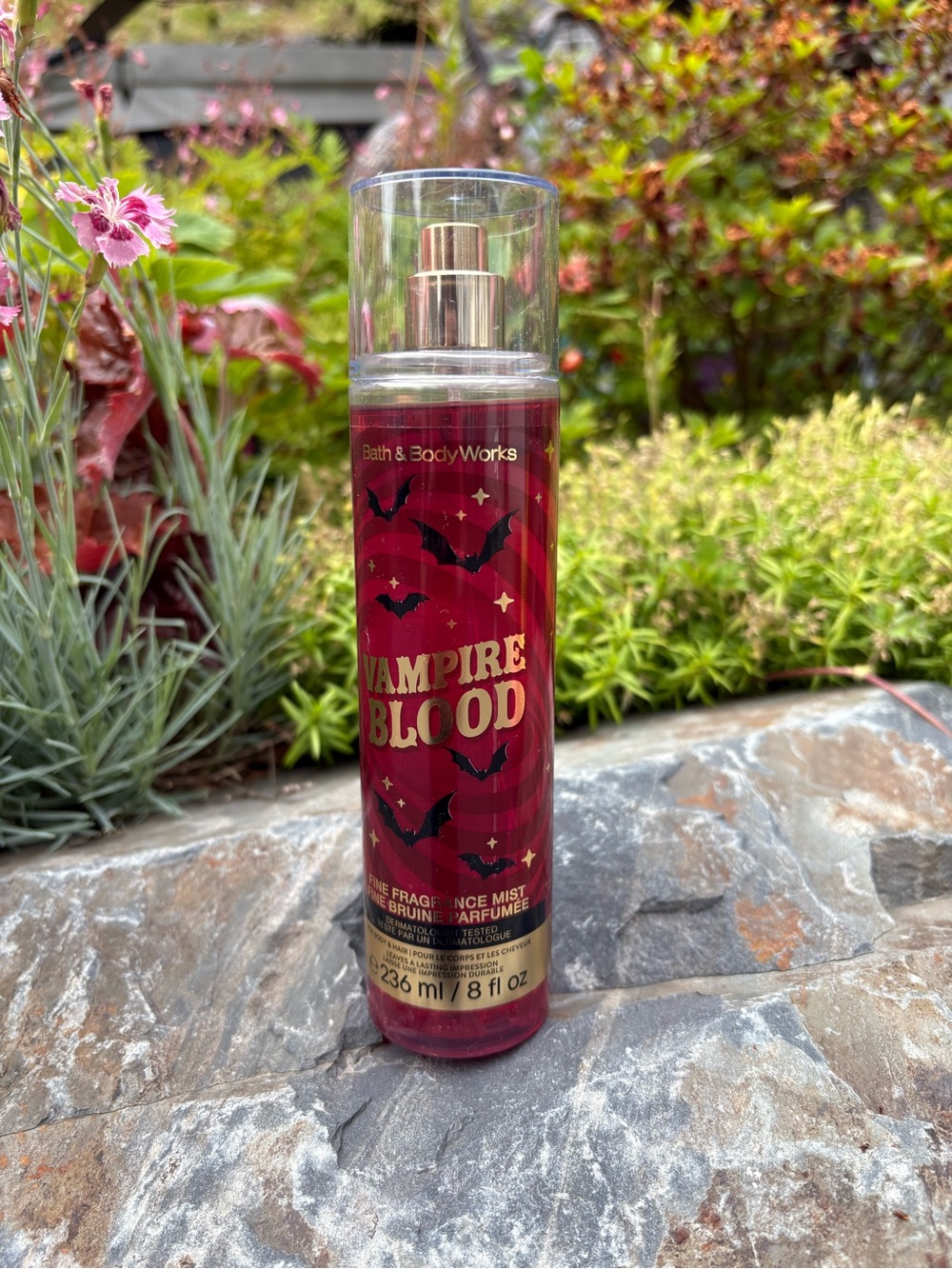 Bath & Body Works Vampire Blood Body Mist - Red with Gold Accents